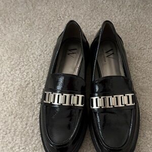 Women's Black Patent Leather Loafers
